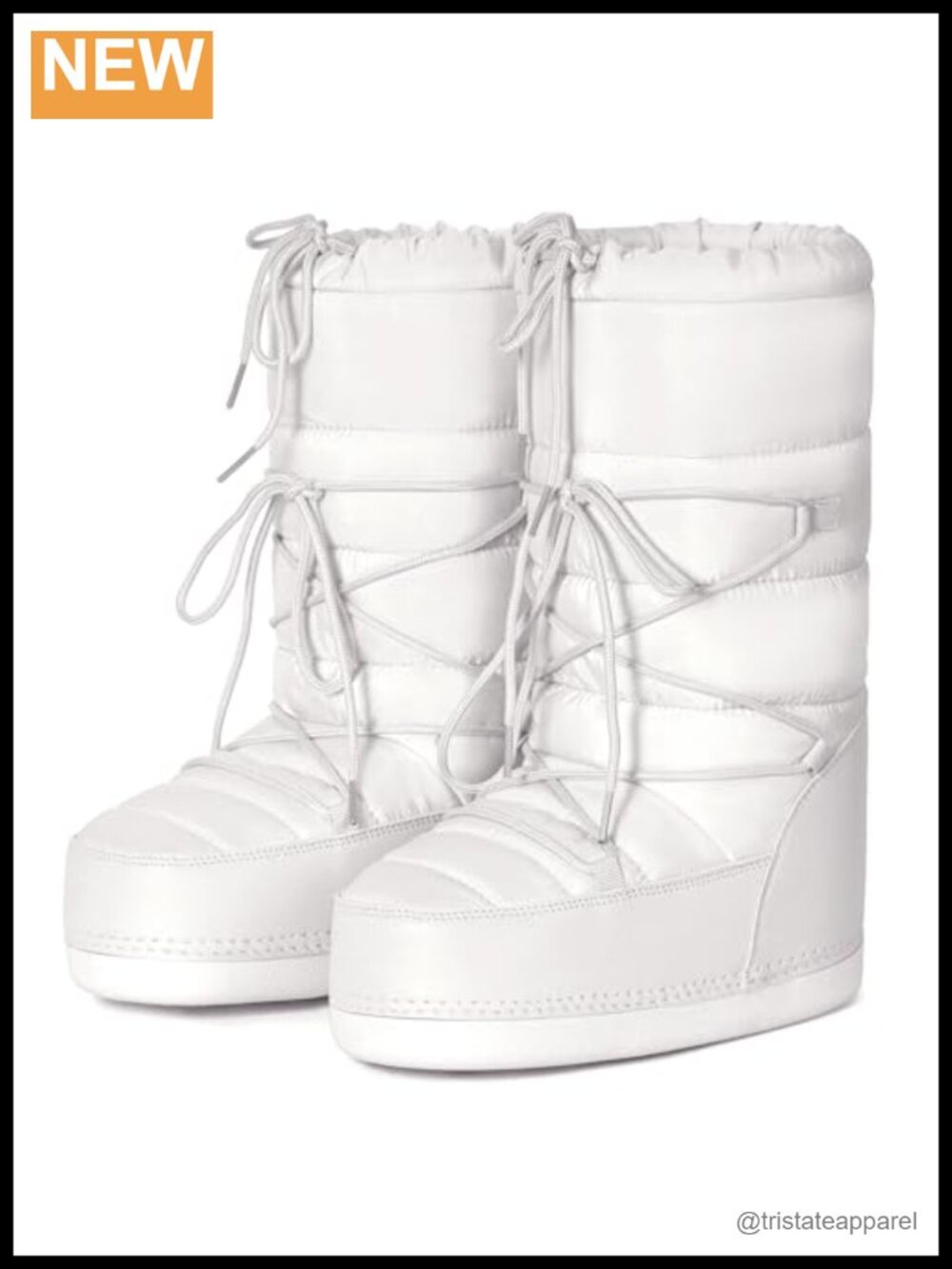 Womens Mid Calf Snow Boots Warm Lined Anti-Slip Lace-Up Winter